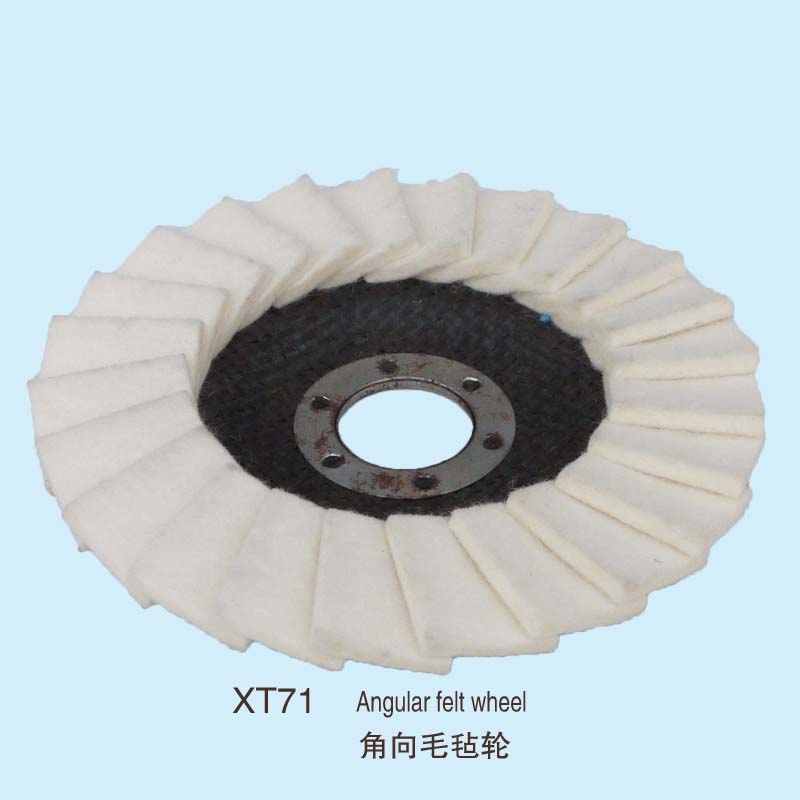 XT71 Angular felt wheel